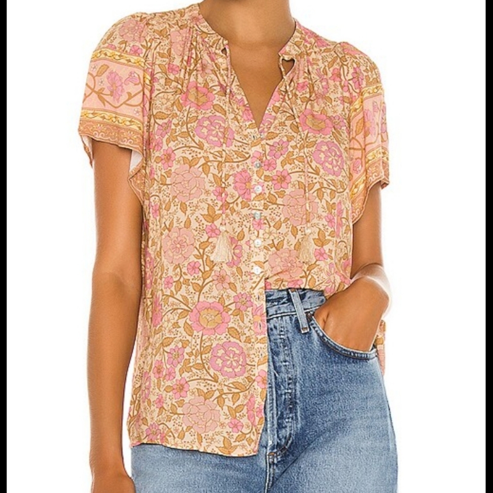 Spell & The Gypsy Collective Love Story Blouse Size M